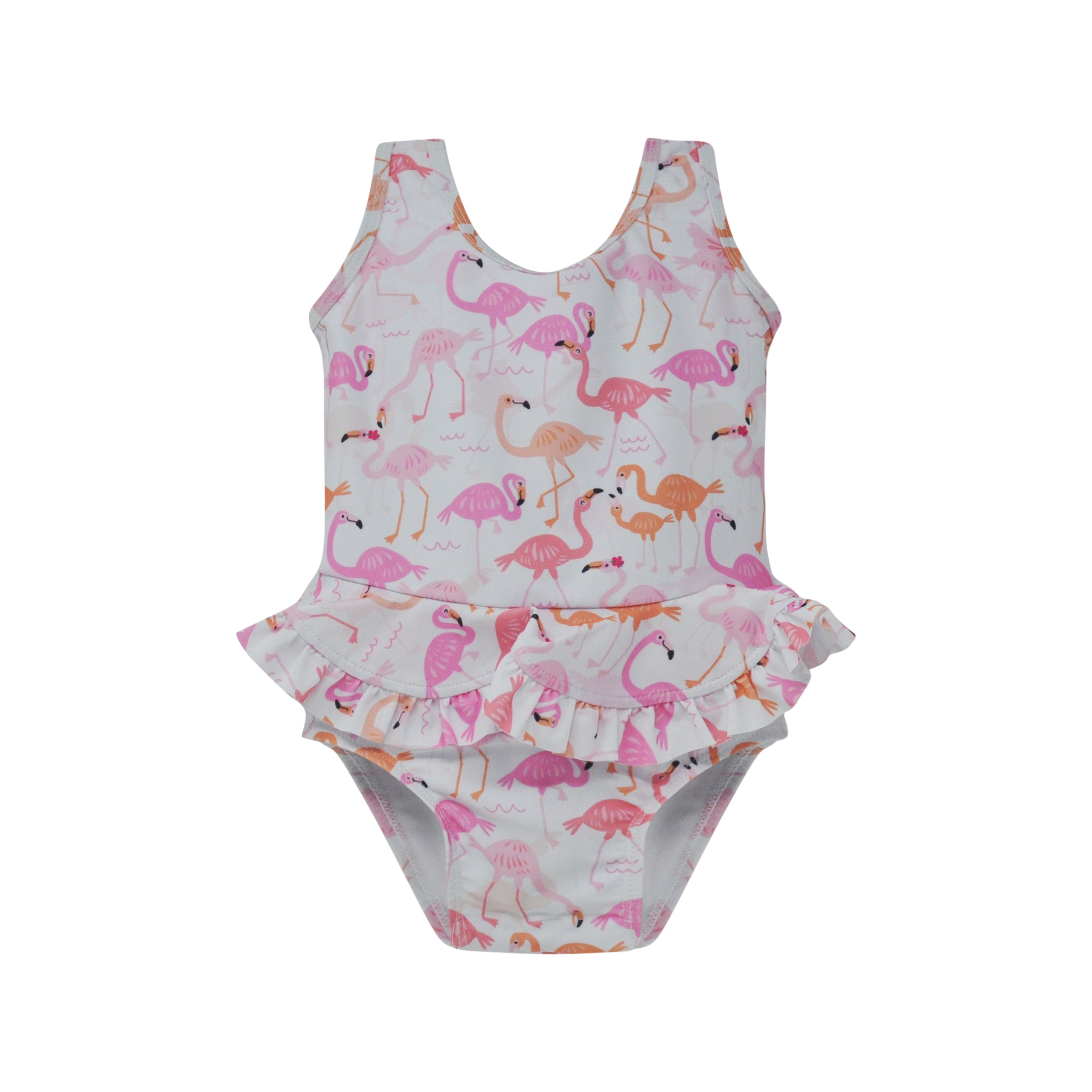 (New) UPF 50+ Stella Infant Ruffle Swimsuit