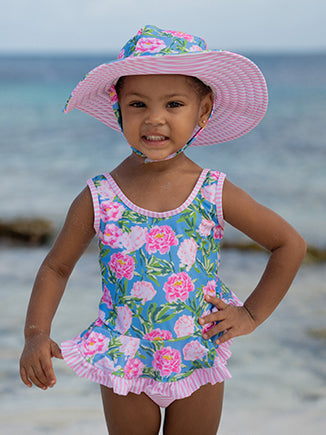 (New) UPF 50+ Stella Infant Ruffle Swimsuit