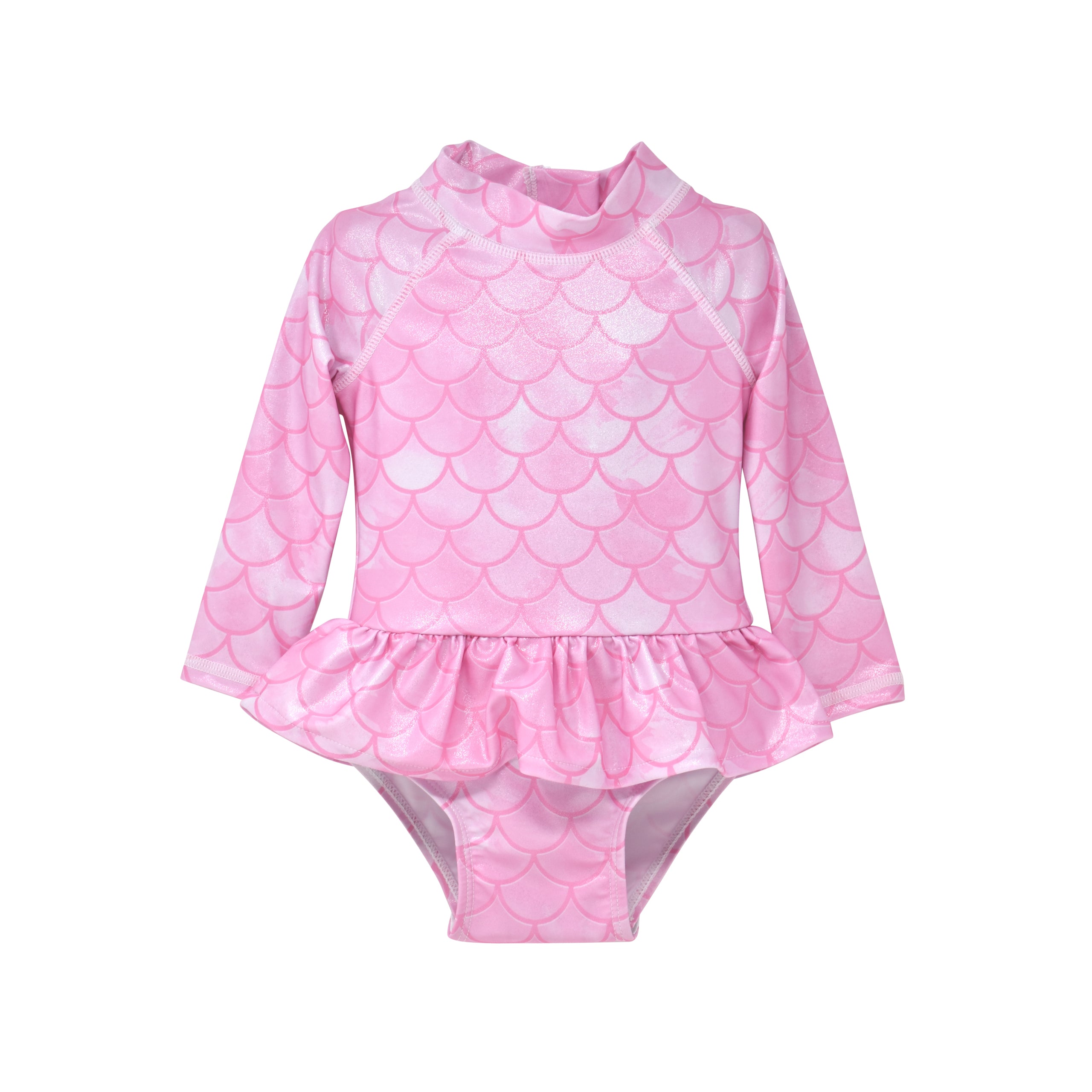 (New) UPF 50+ Alissa Infant Ruffle Rash Guard Swimsuit