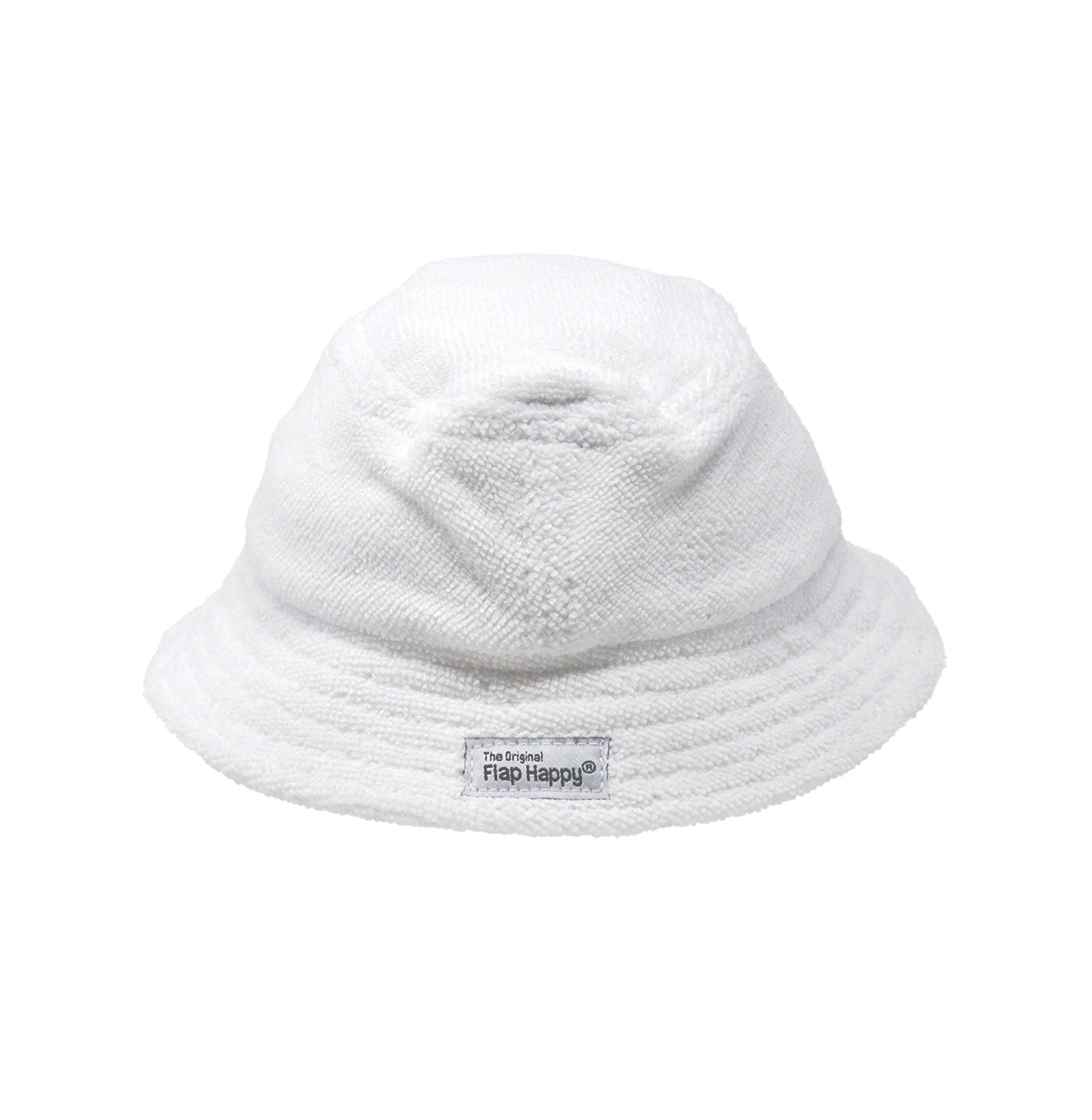 Flap Happy baby bucket sun hat – breathable terry cloth