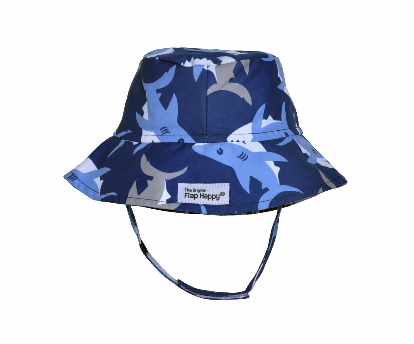UPF 50+ Bucket Hat (Microfiber Prints) - Happy Shark