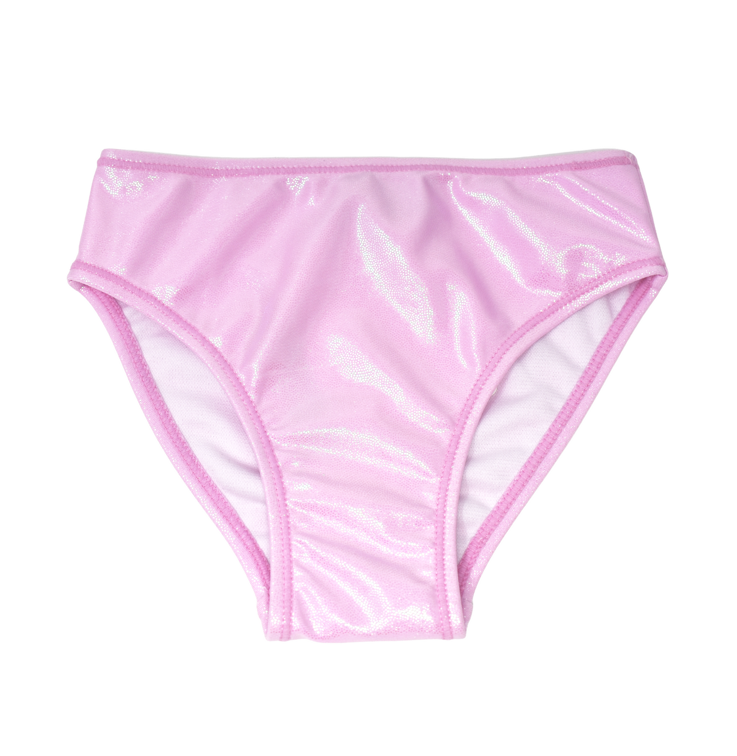 Pink underwear on a white background