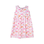 UPF 50+ Dahlia Sleeveless Tee Dress w/ Pockets