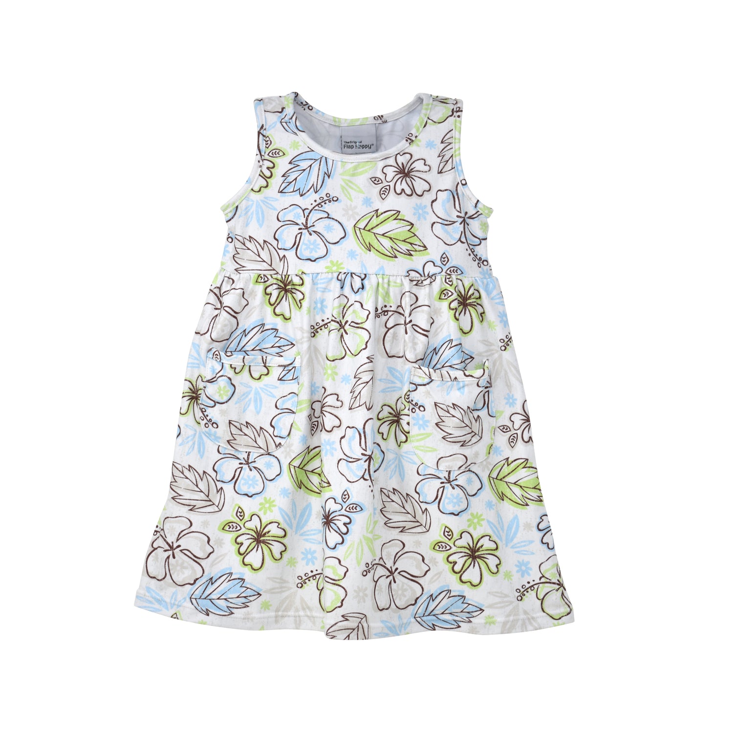 (New) UPF 50+ Dahlia Sleeveless Tee Dress w/ Pockets