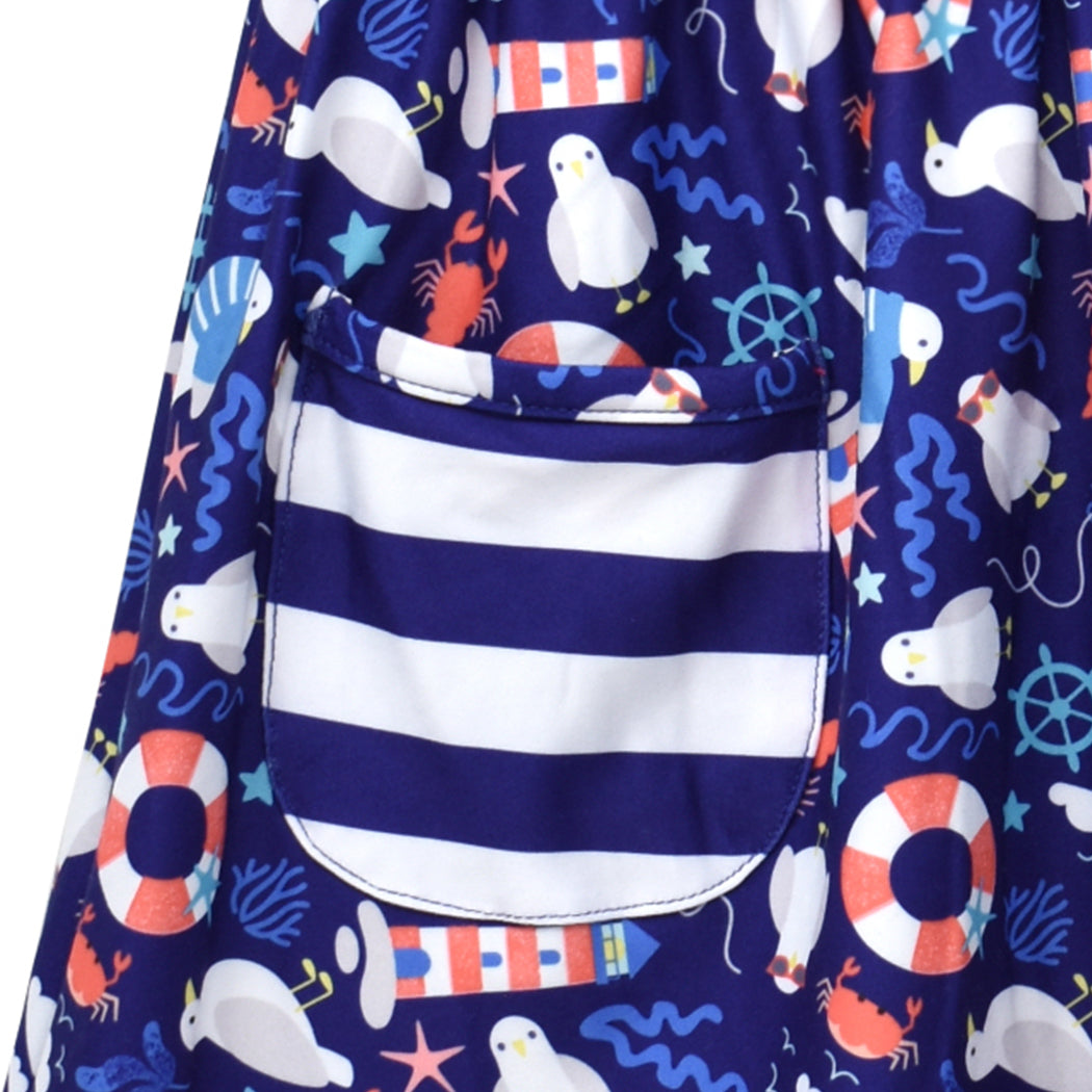 (New) UPF 50+ Dahlia Sleeveless Tee Dress w/ Pockets