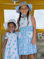 UPF 50+ Dahlia Sleeveless Tee Dress w/ Pockets