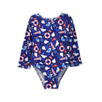 UPF 50+ Charlie L/S Rash Guard Swimsuit