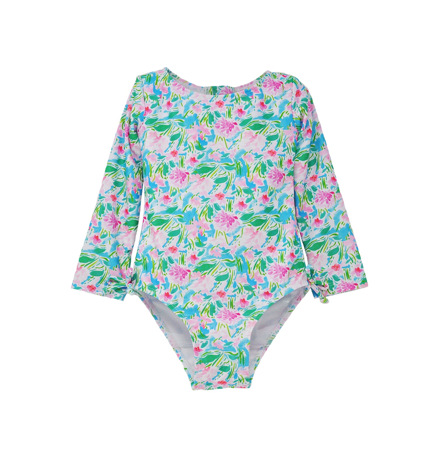 Flap Happy Kids UPF 50 Long sleeve  swimsuit Lotus and Lillie&