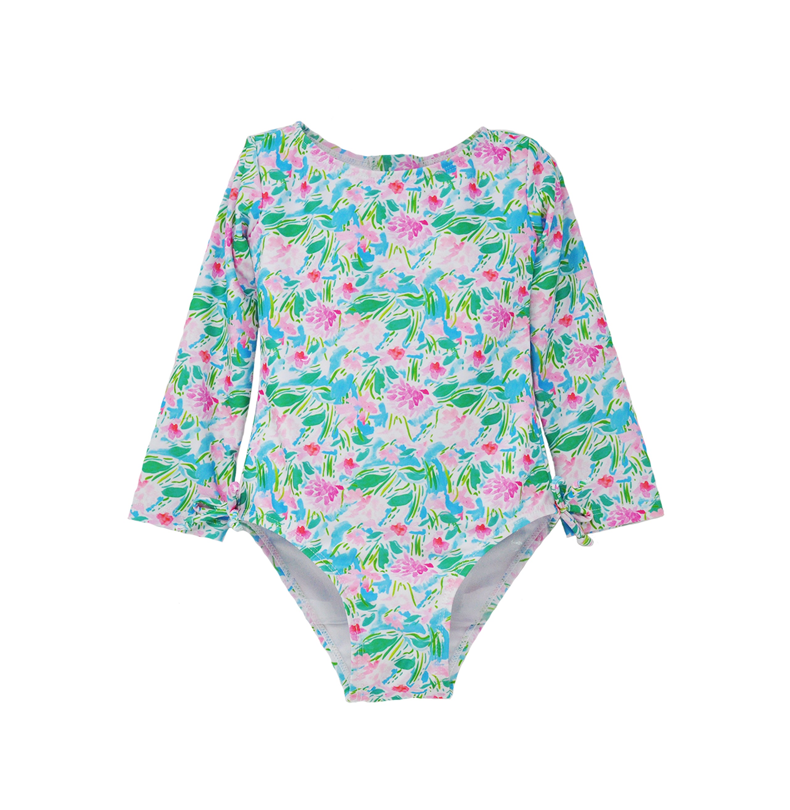 Flap Happy Kids UPF 50 Long sleeve  swimsuit Lotus and Lillie&
