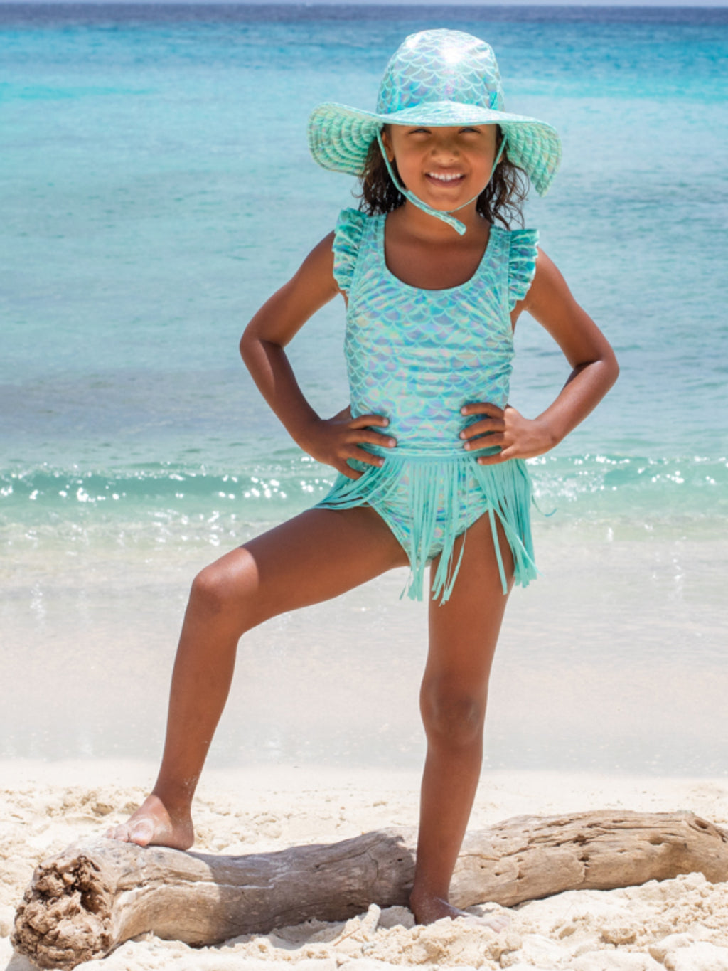 UPF 50+ Keilani Fringe Swimsuit