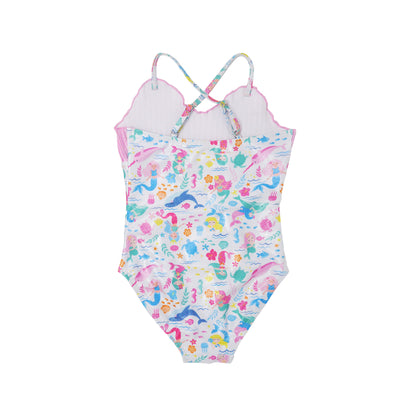 UPF 50+ Mermaid Shell Swimsuit