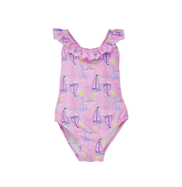 UPF 50+ Mindy Crossback Swimsuit – FlapHappy