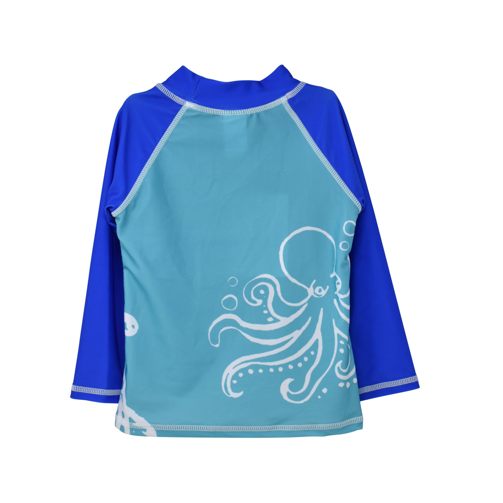 UPF 50+ Graphic Rash Guard Swim Top (New & Seasonal)