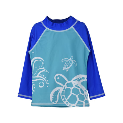 (New) UPF 50+ Graphic Rash Guard Swim Top