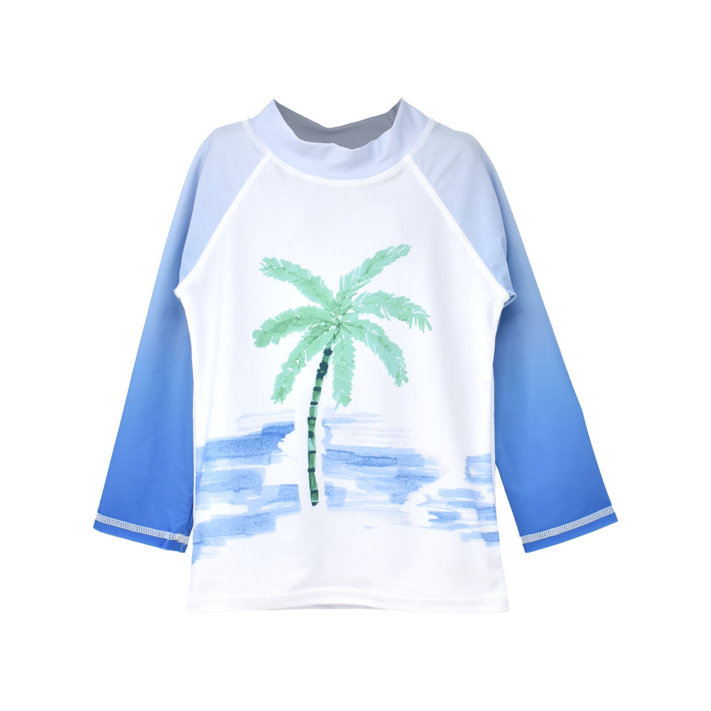 UPF 50+ Graphic Rash Guard Swim Top (New & Seasonal)