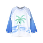 UPF 50+ Graphic Rash Guard Swim Top (New & Seasonal)