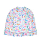UPF 50+ Ruffle Rash Guard