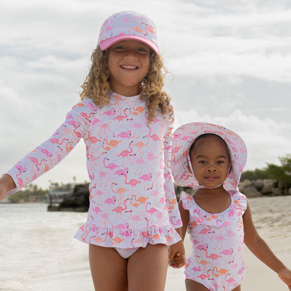 (New) UPF 50+ Ruffle Rash Guard