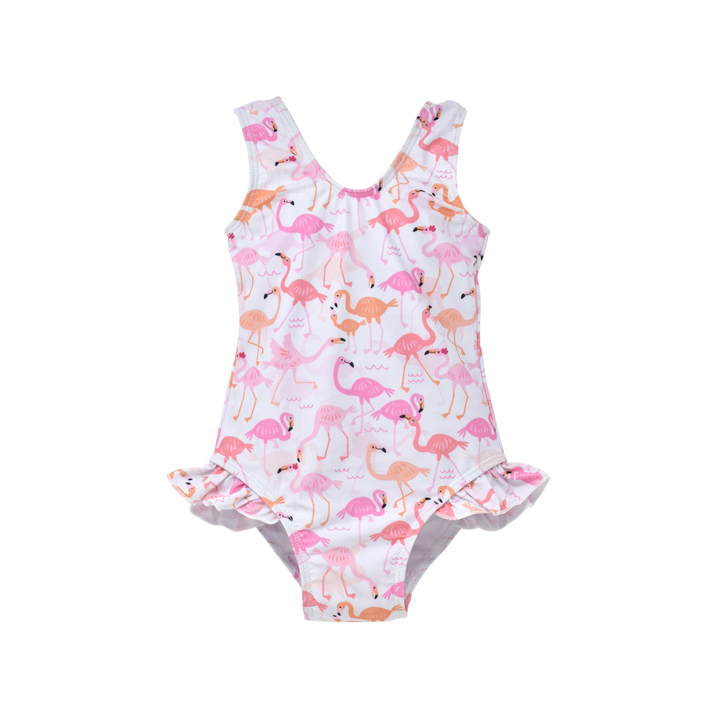 UPF 50+ Delaney Hip Ruffle Swimsuit