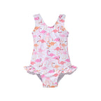 UPF 50+ Delaney Hip Ruffle Swimsuit