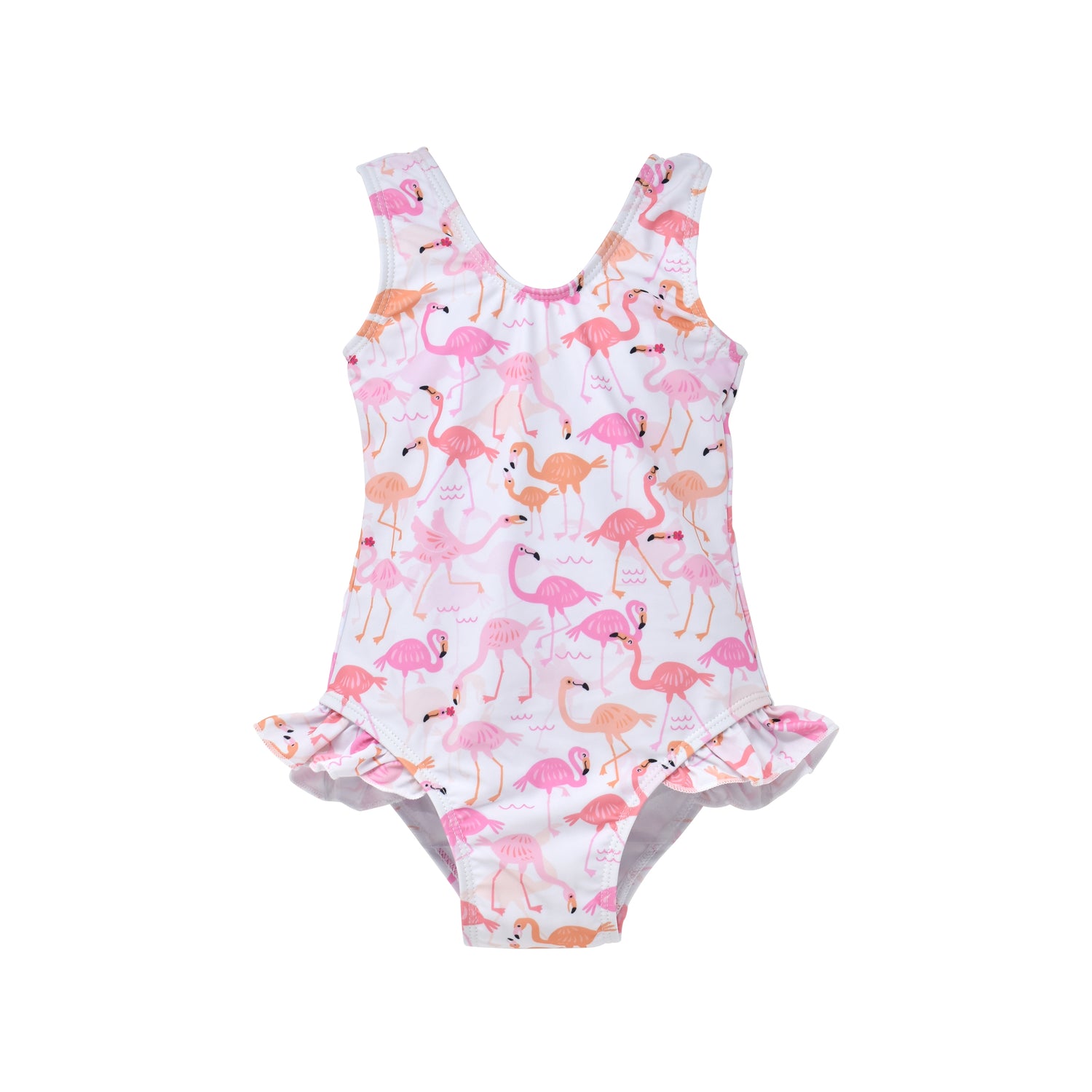 (New) UPF 50+ Delaney Hip Ruffle Swimsuit