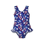 UPF 50+ Delaney Hip Ruffle Swimsuit