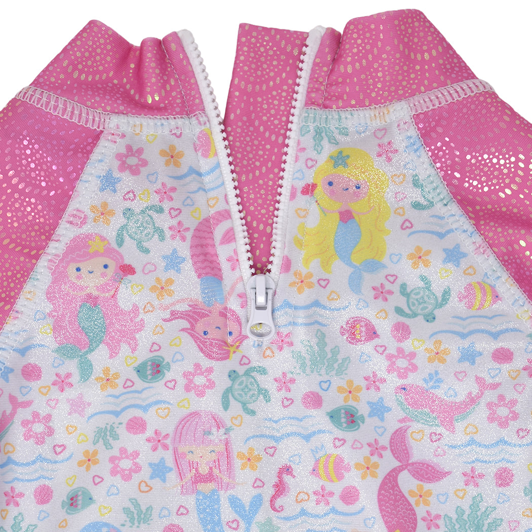 UPF 50+ Alissa Infant Ruffle Rash Guard Swimsuit - G