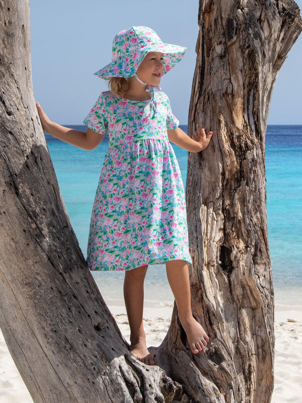 UPF 50+ Laya Short Sleeve Tee Dress