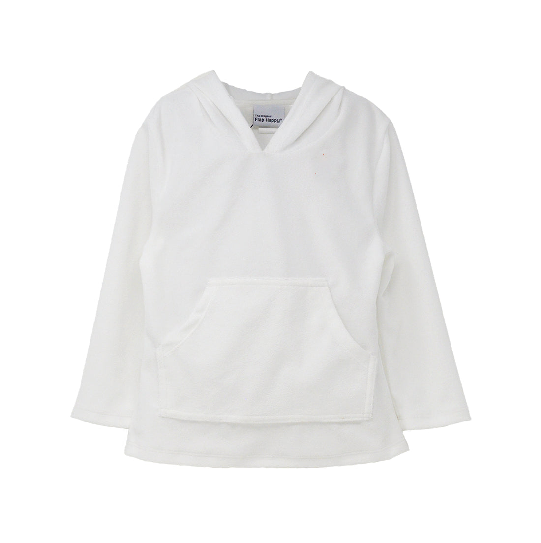 French Terry Beach hoodie in White