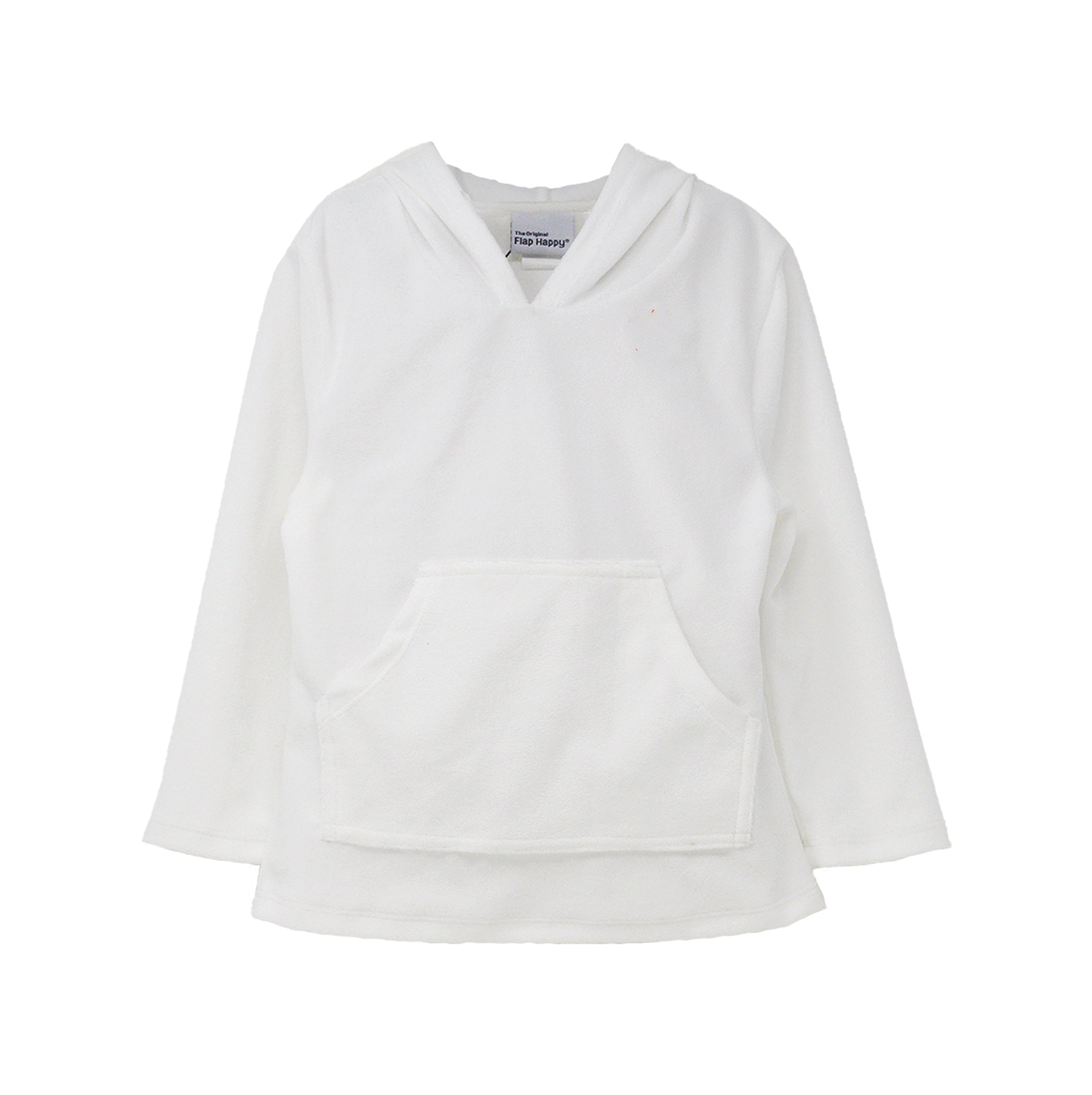French Terry Beach hoodie in White