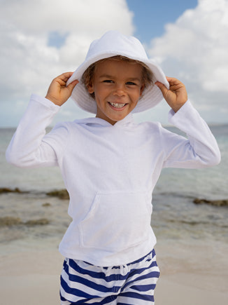 UPF 50+ Terry Beach Bucket Hat – FlapHappy