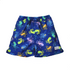 UPF 50+ Wesley Swim Trunks with Mesh Liner - UPF 50+ Wesley Swim Trunks with Mesh Liner - Octo-Pop.  Dark blue swim trunks with multicolored green, blue, orange and purple octopi. Navy drawstring.