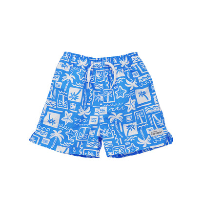 UPF 50+ Wesley Swim Trunks with Mesh Liner (Recycled) - G