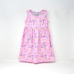 UPF 50+ Dahlia Sleeveless Tee Dress with Pockets