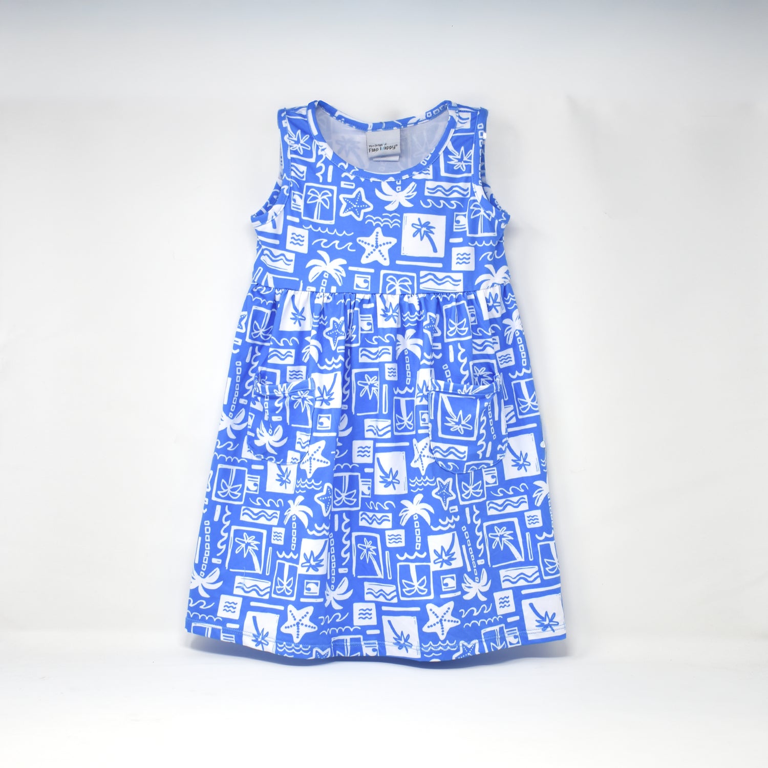 (SS25) UPF 50+ Dahlia Sleeveless Tee Dress w/ Pockets