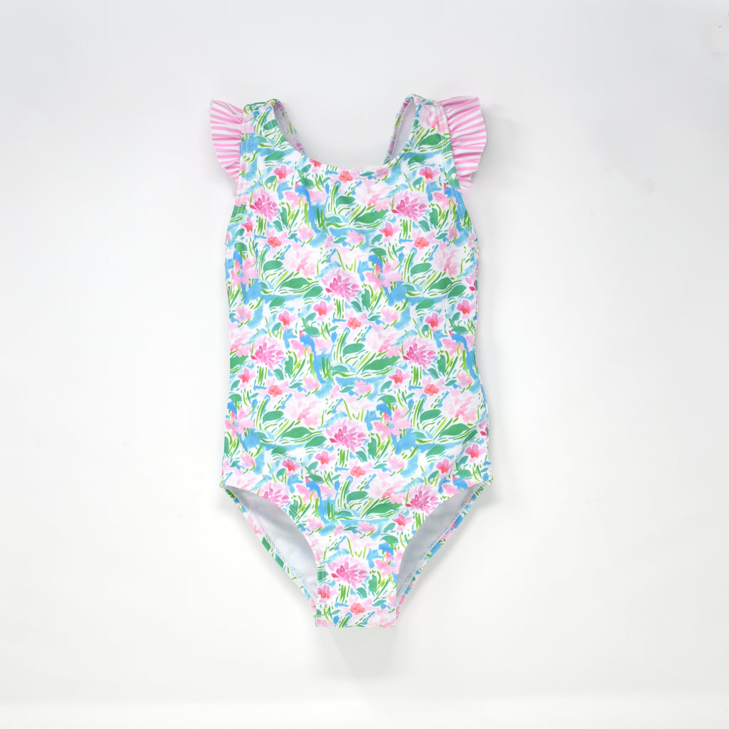 UPF 50+ Lili Ruffles & Bow Swimsuit