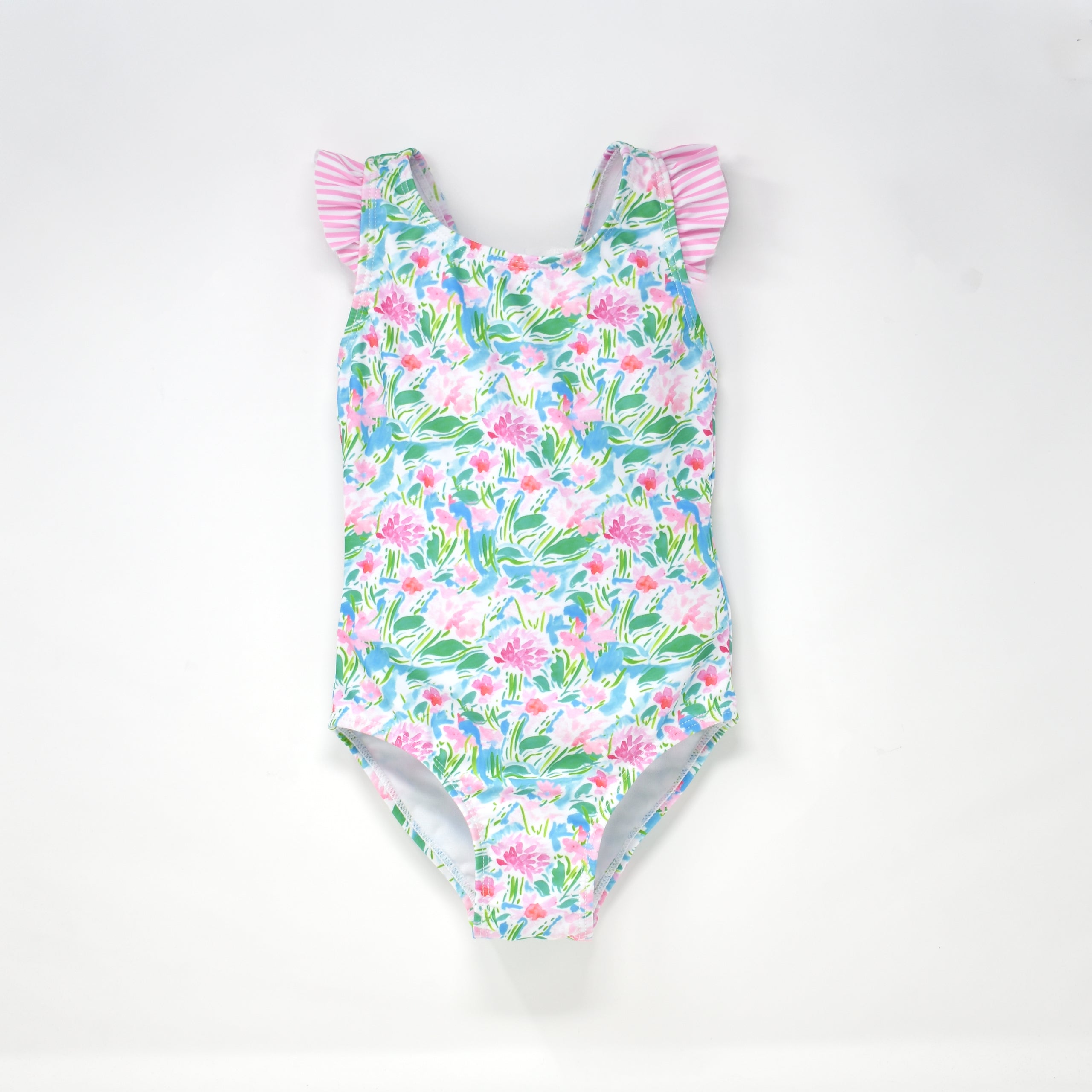 (SS25) UPF 50+ Lili Ruffles &amp; Bow Swimsuit