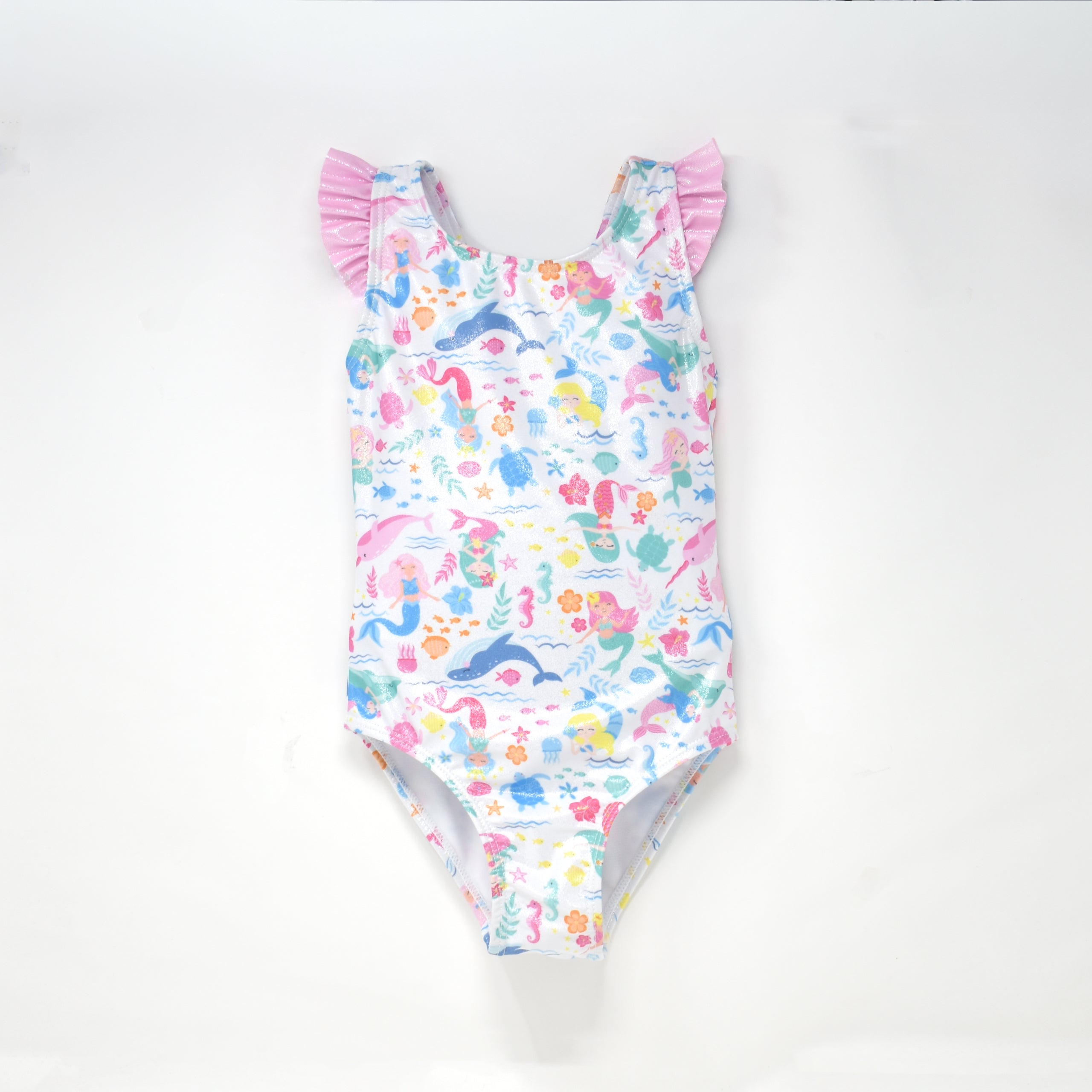 (SS25) UPF 50+ Lili Ruffles &amp; Bow Swimsuit
