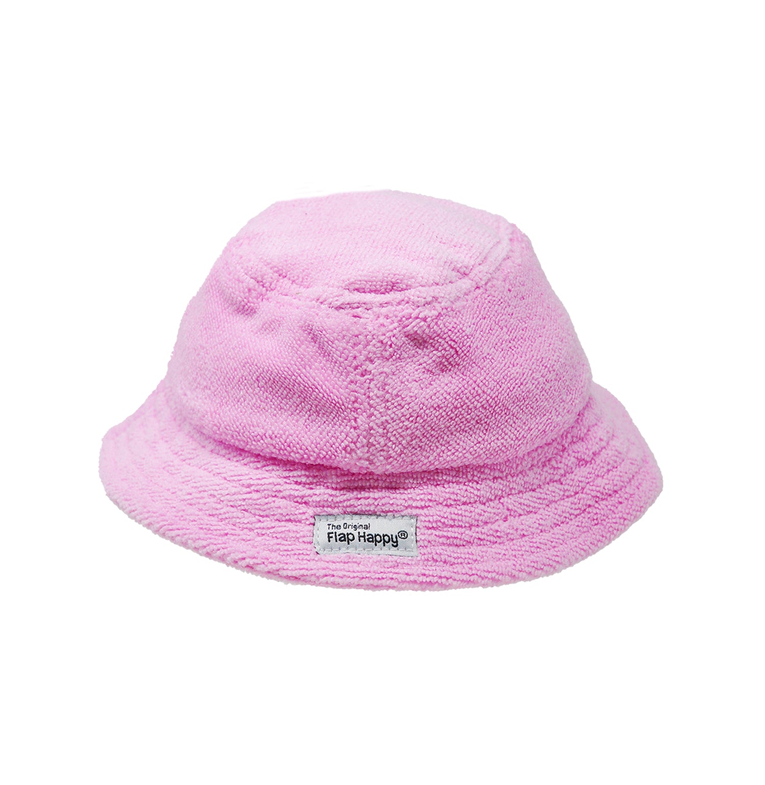 Soft terry bucket hat for infants and kids – pink color