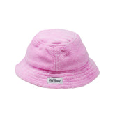 Soft terry bucket hat for infants and kids – pink color