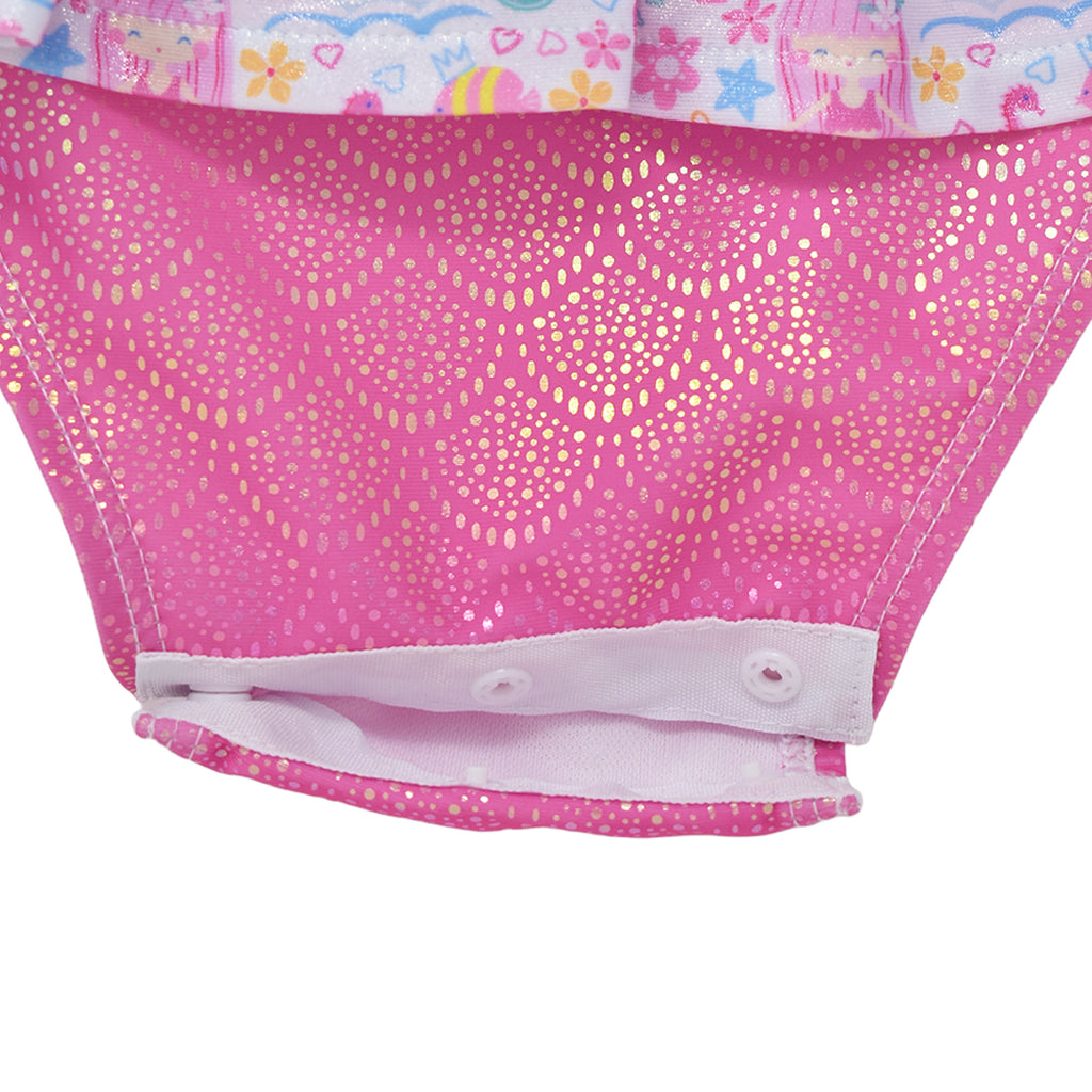 UPF 50+ Alissa Infant Ruffle Rash Guard Swimsuit