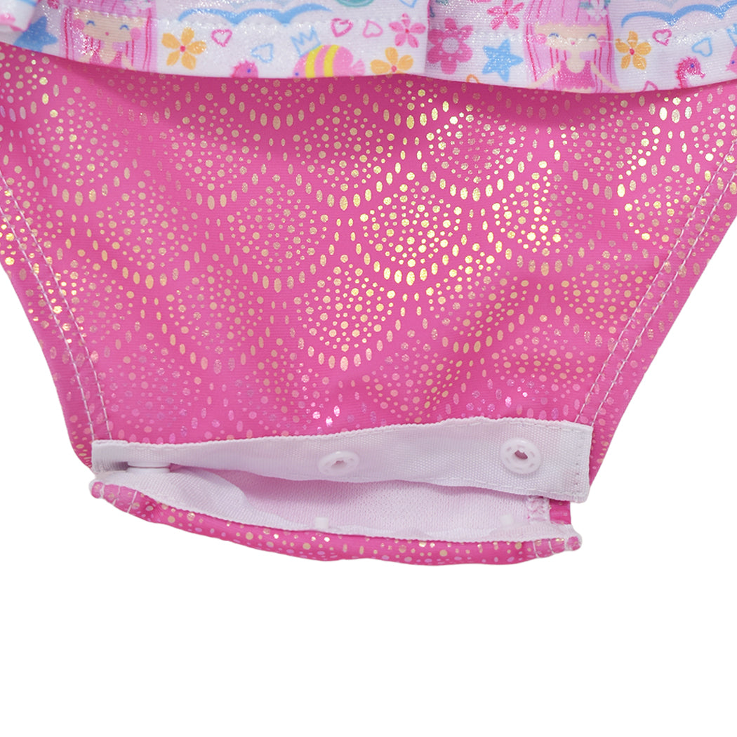 UPF 50+ Alissa Infant Ruffle Rash Guard Swimsuit