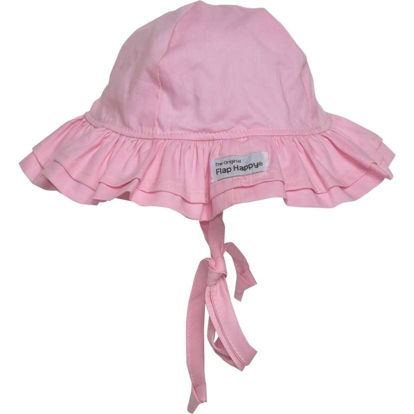 UPF 50+ Double Ruffle Hat - Pastel Pink