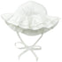 UPF 50+ Double Ruffle Hat - White