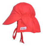 UPF 50+Original Flap Hat with Ties (Basics) - Red
