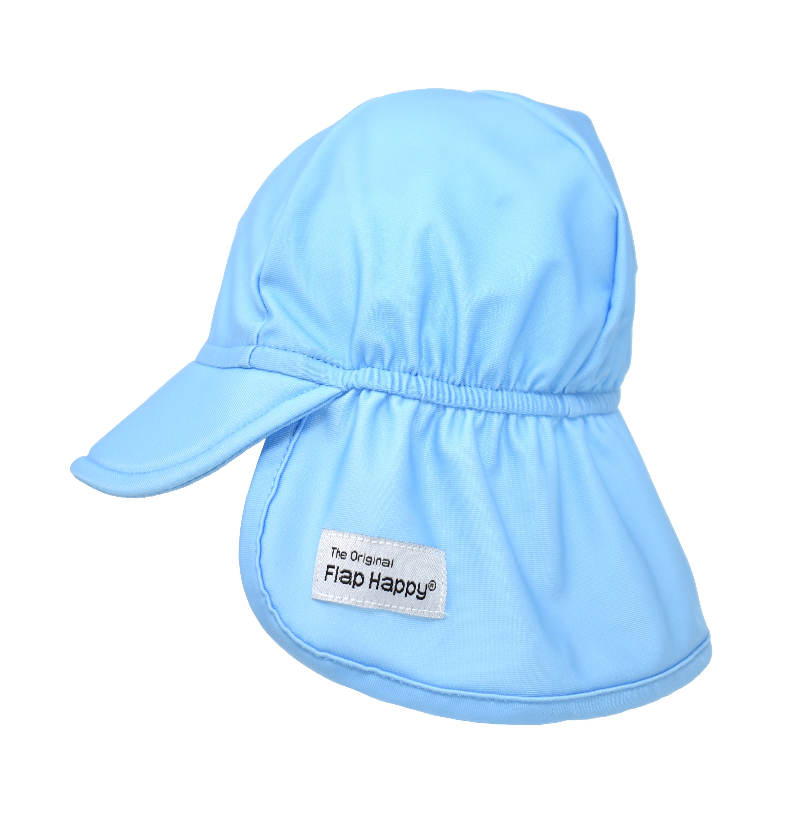 UPF 50+ Swim Flap Hat (Recycled), Reef Blue, light blue