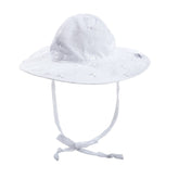 UPF 50+ Floppy Hat (Basics) - White Eyelet