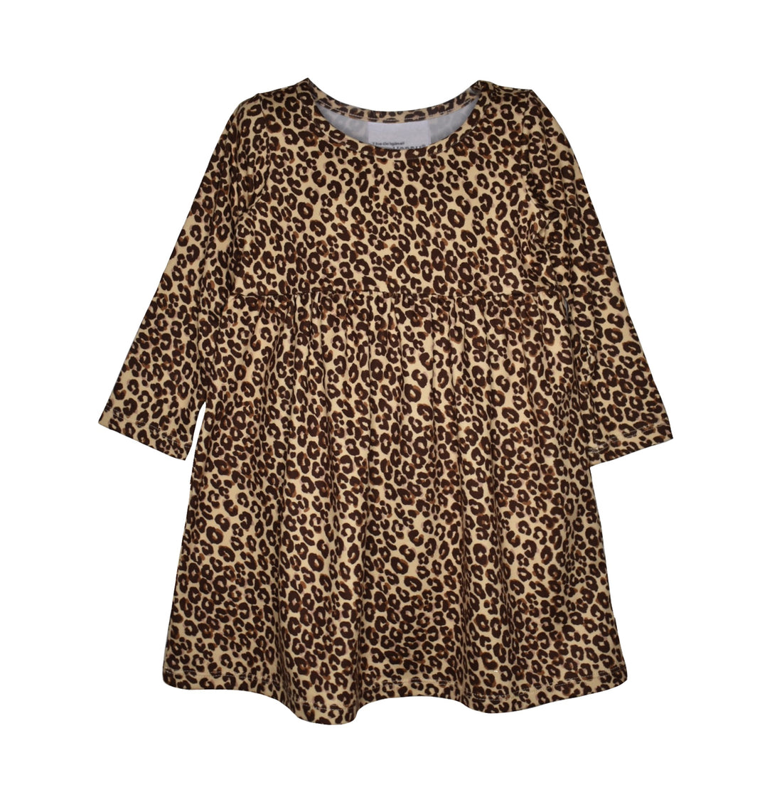 Leopard Print Long Sleeve Dress