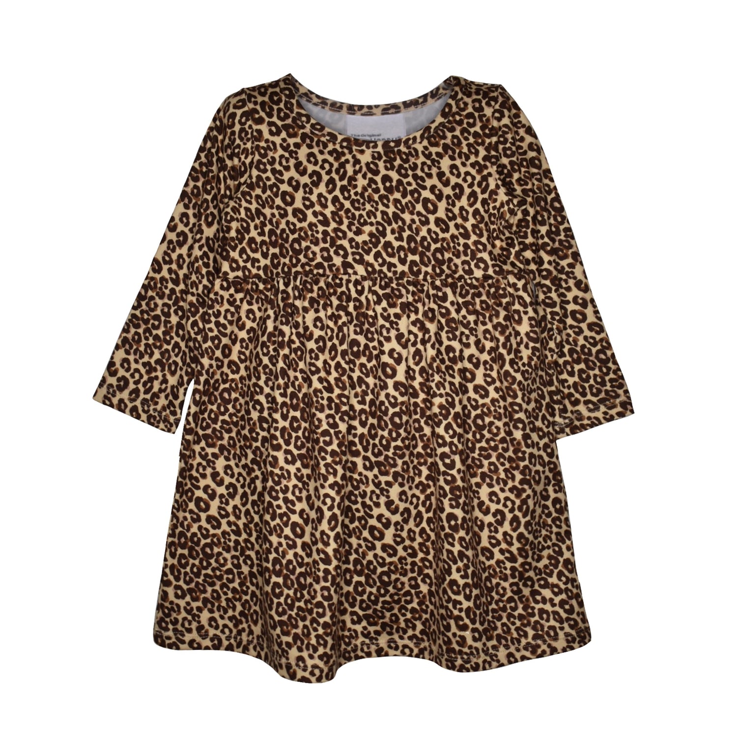 Leopard Print Long Sleeve Dress