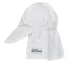 UPF 50+ Organic Flap Hat - White